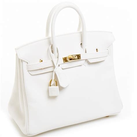 hermes bag white